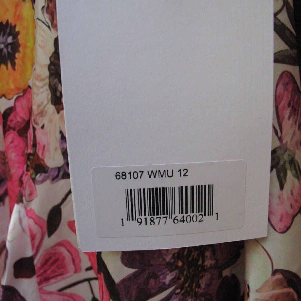 Mac Duggal 68107 Womens Floral Cut-Out Ruffle Sleeve Dress Gown - Picture 16 of 16